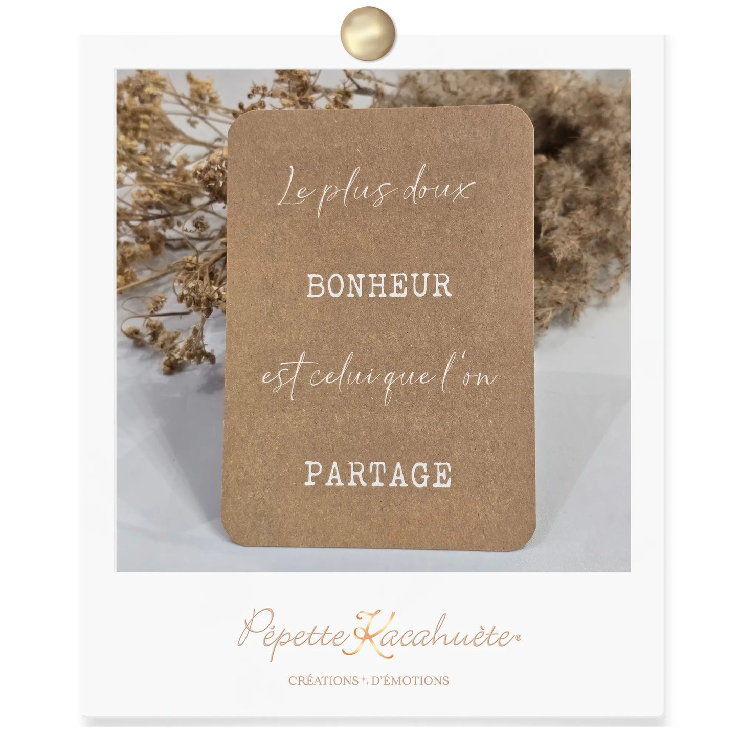 CARTE POSTALE LE PLUS DOUX BONHEUR