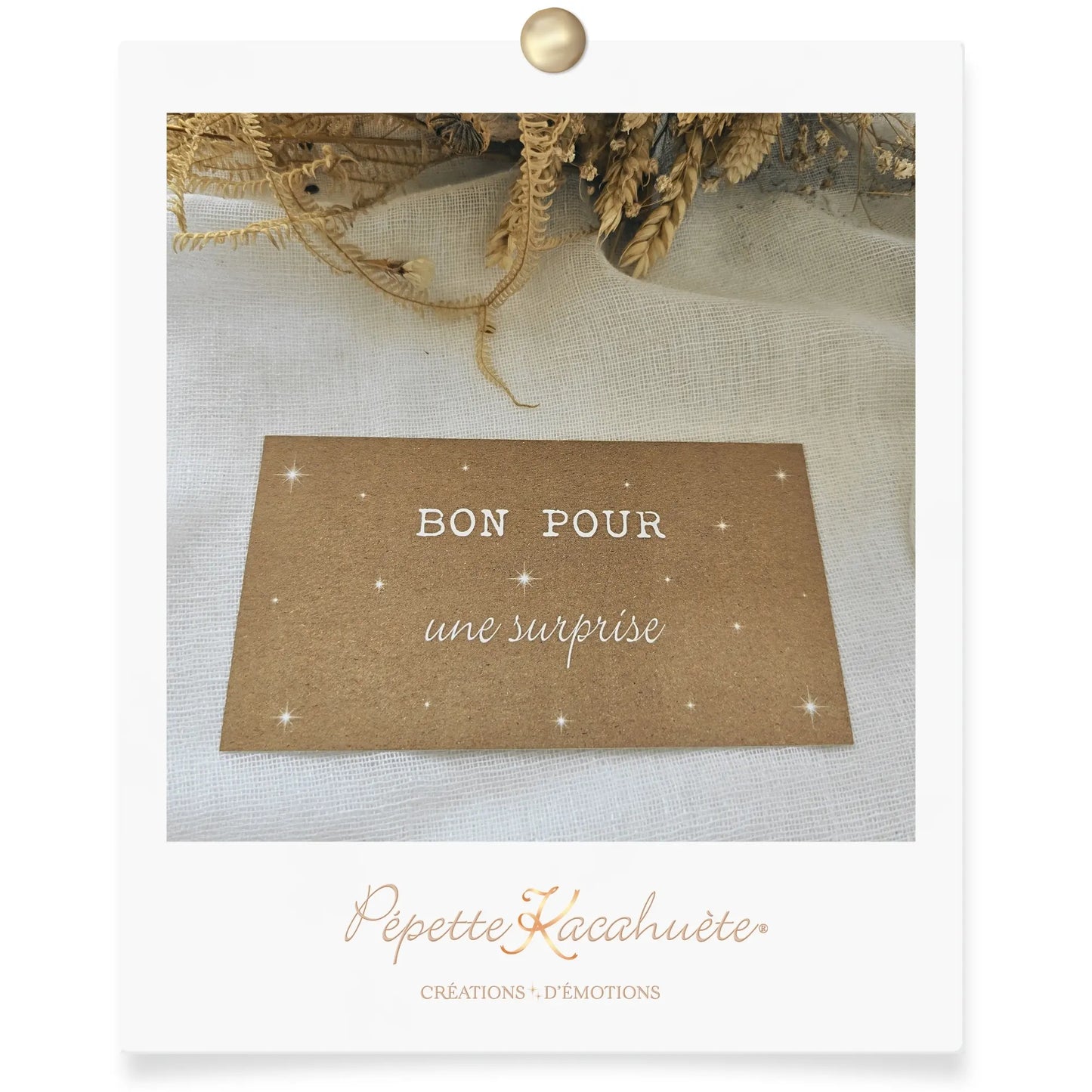 BON POUR UNE SURPRISE