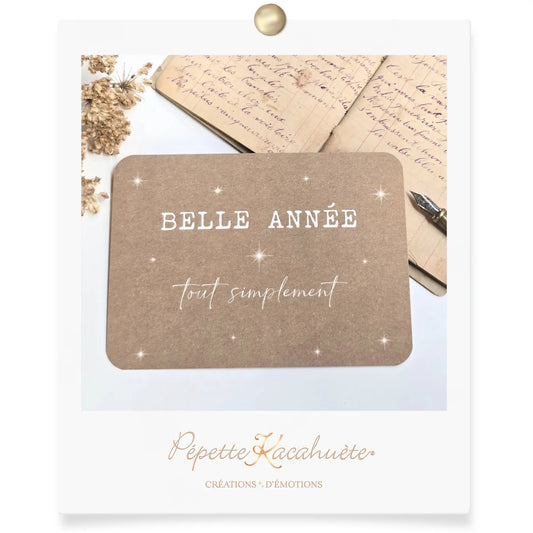 CARTE POSTALE BELLE ANNÉE