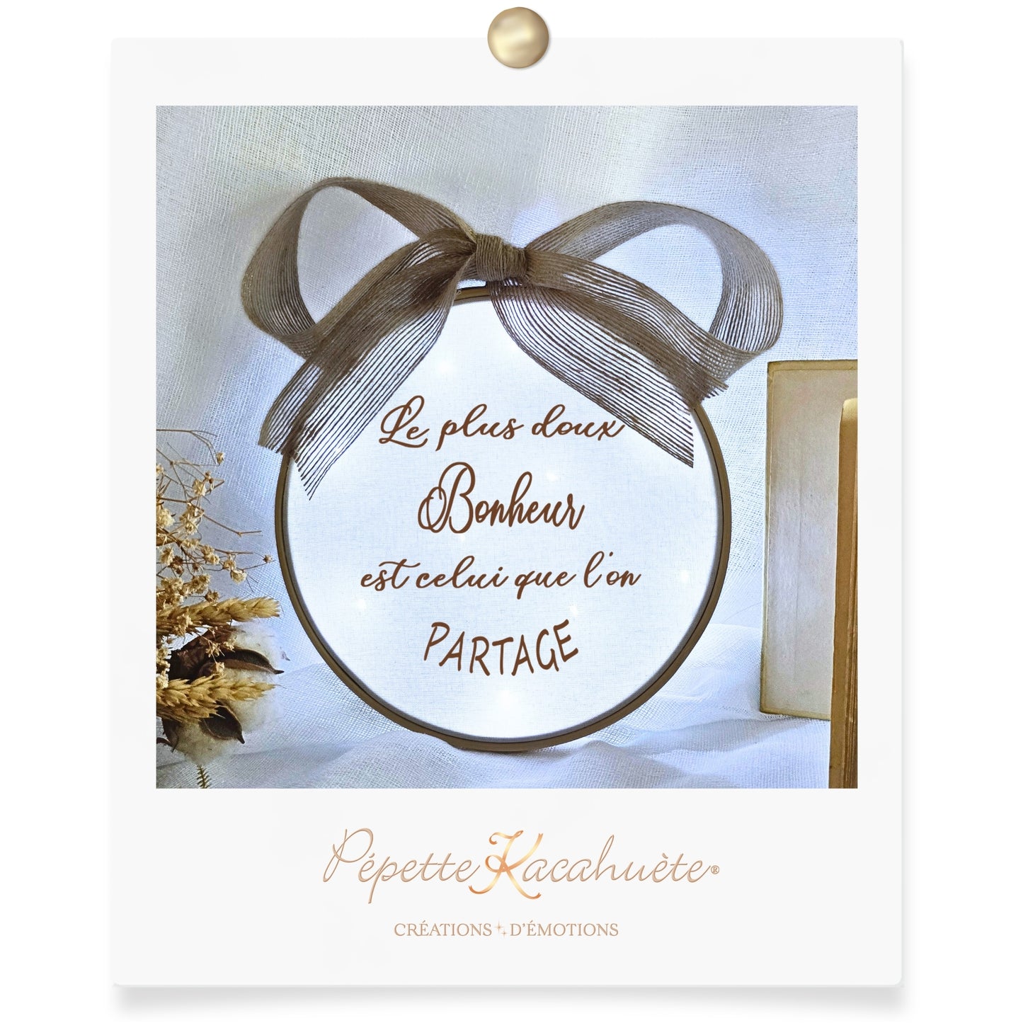 CERCLE LUMINEUX LE PLUS DOUX BONHEUR