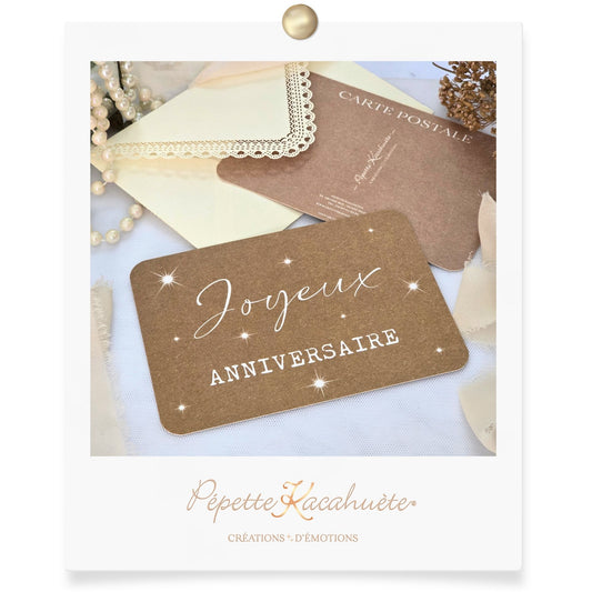 CARTE POSTALE JOYEUX ANNIVERSAIRE