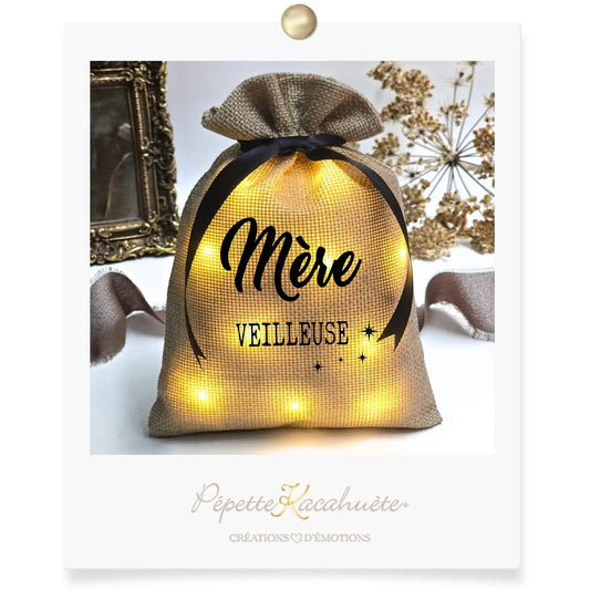 MINI POCHON LUMINEUX MERE VEILLEUSE