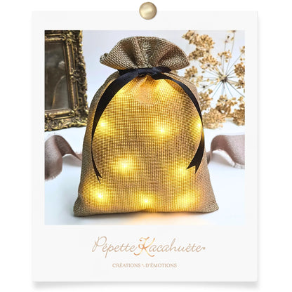 MINI POCHON LUMINEUX SUR MESURE