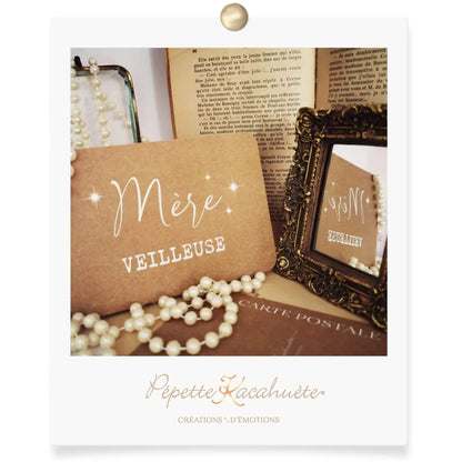 CARTE POSTALE MERE VEILLEUSE