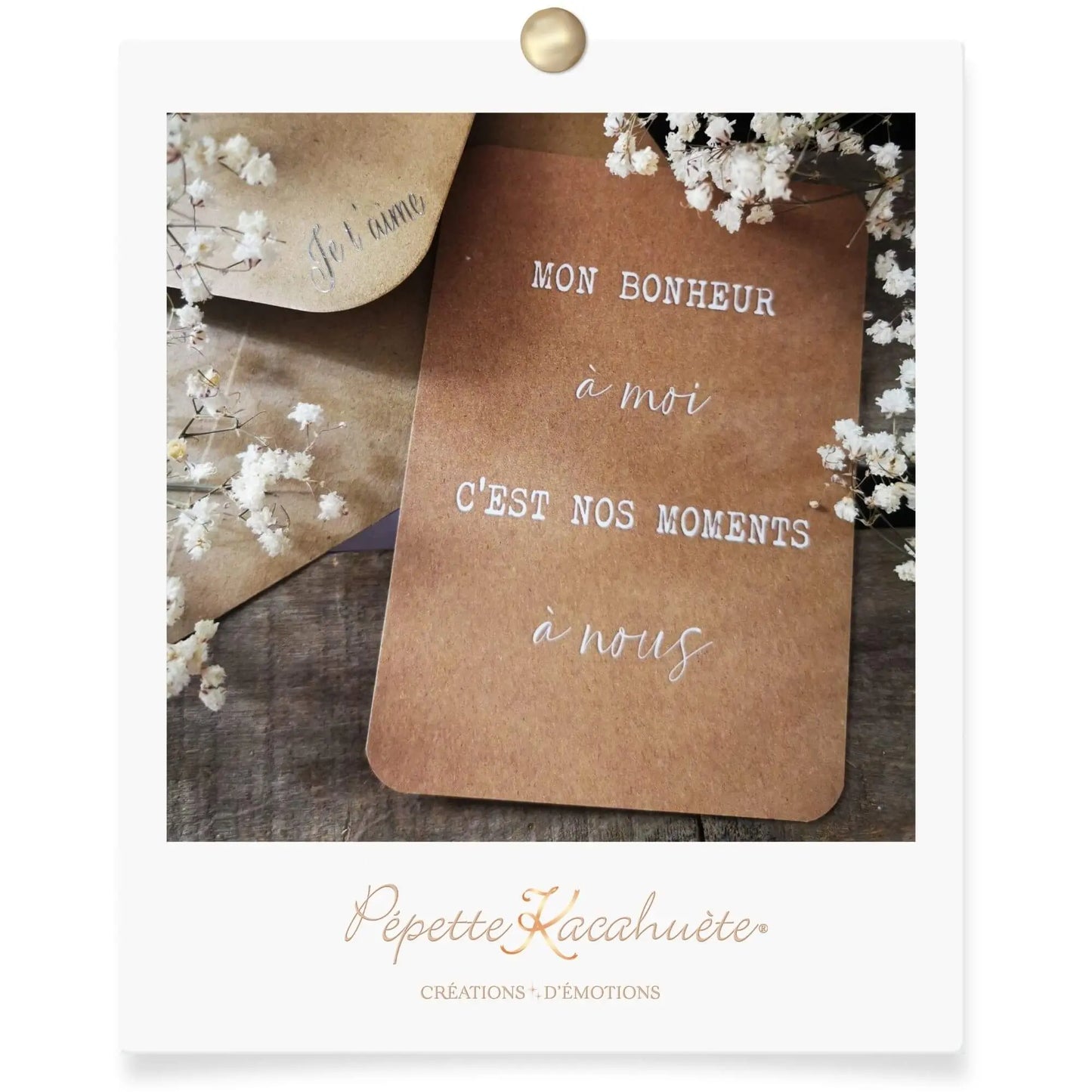 CARTE POSTALE MON BONHEUR A MOI