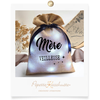 MINI POCHON LUMINEUX MERE VEILLEUSE