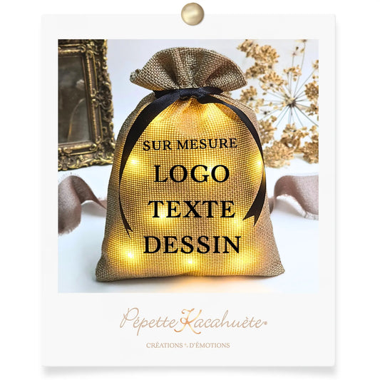 MINI POCHON LUMINEUX SUR MESURE