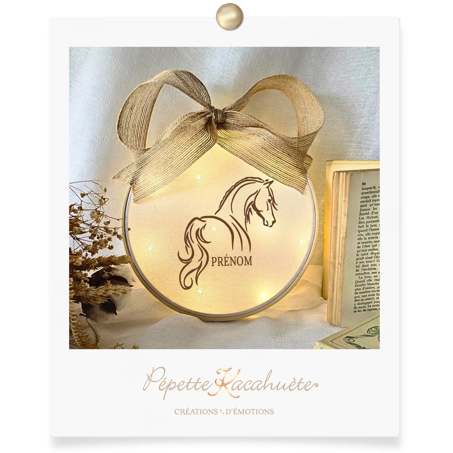 CERCLE LUMINEUX CHEVAL