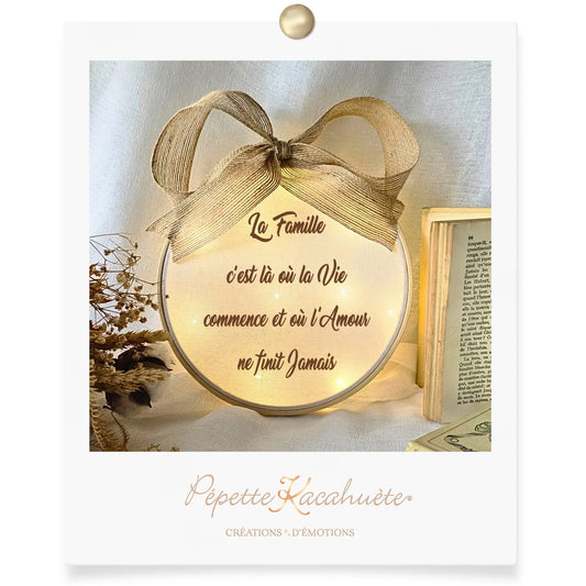 CERCLE LUMINEUX LA FAMILLE