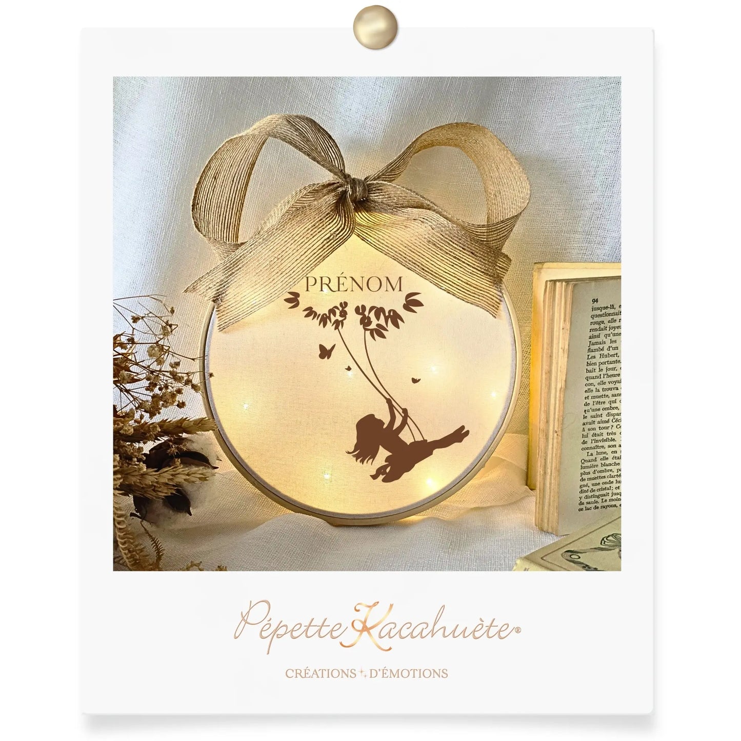 CERCLE LUMINEUX BALANÇOIRE