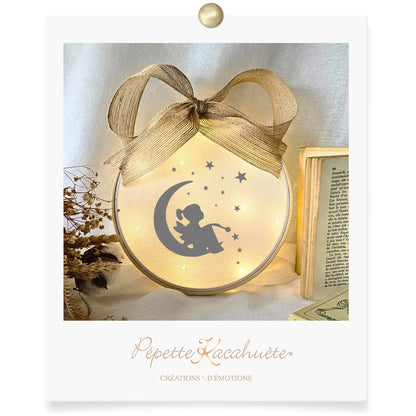 CERCLE LUMINEUX FÉE LUNE ETOILES