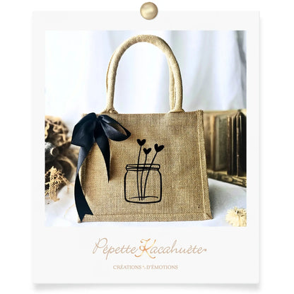 CABAS LUMINEUX BOCAL COEURS