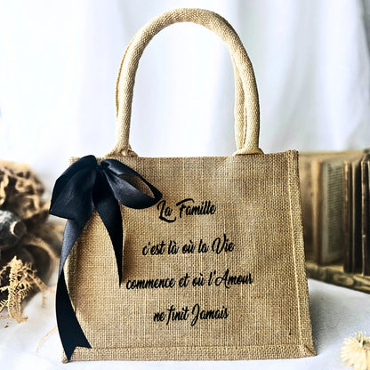 CABAS LUMINEUX LA FAMILLE