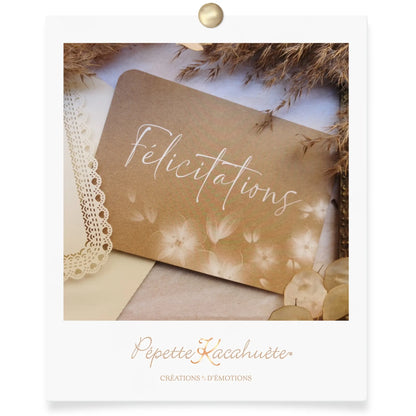CARTE POSTALE FÉLICITATIONS