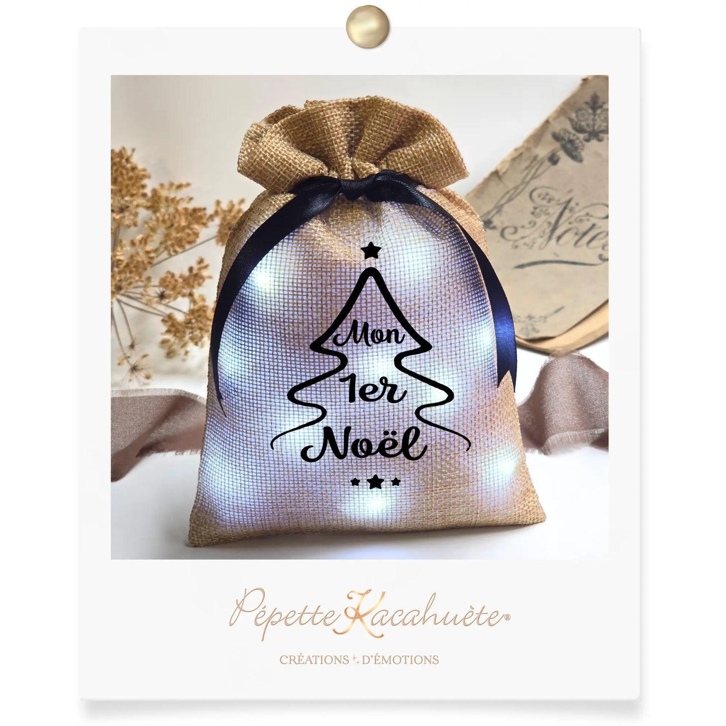 MINI POCHON LUMINEUX MON PREMIER NOEL