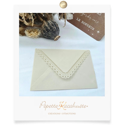 ENVELOPPE DENTELLE