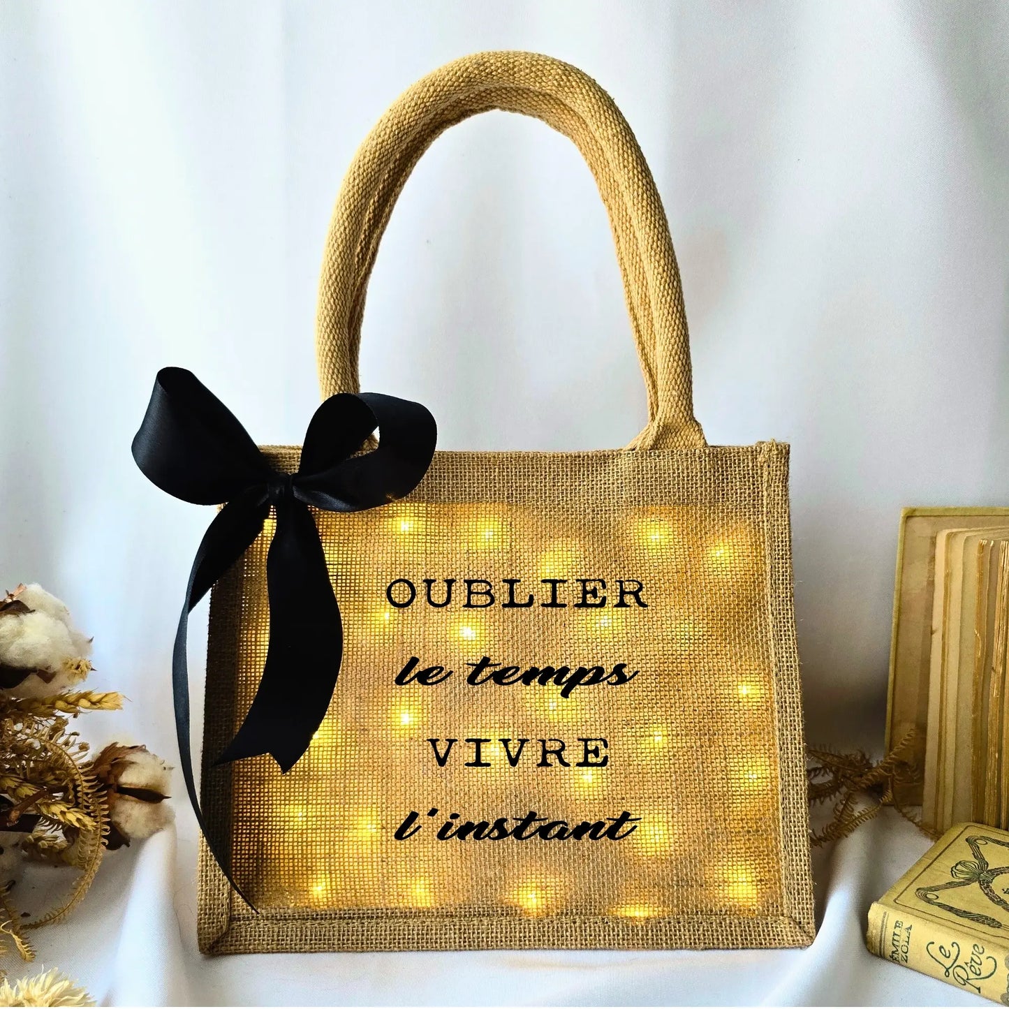 CABAS LUMINEUX OUBLIER LE TEMPS