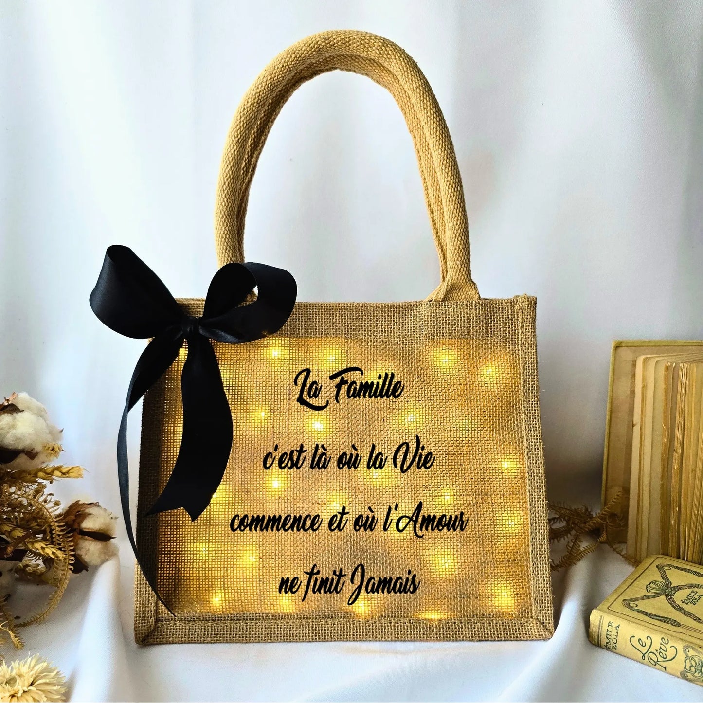 CABAS LUMINEUX LA FAMILLE