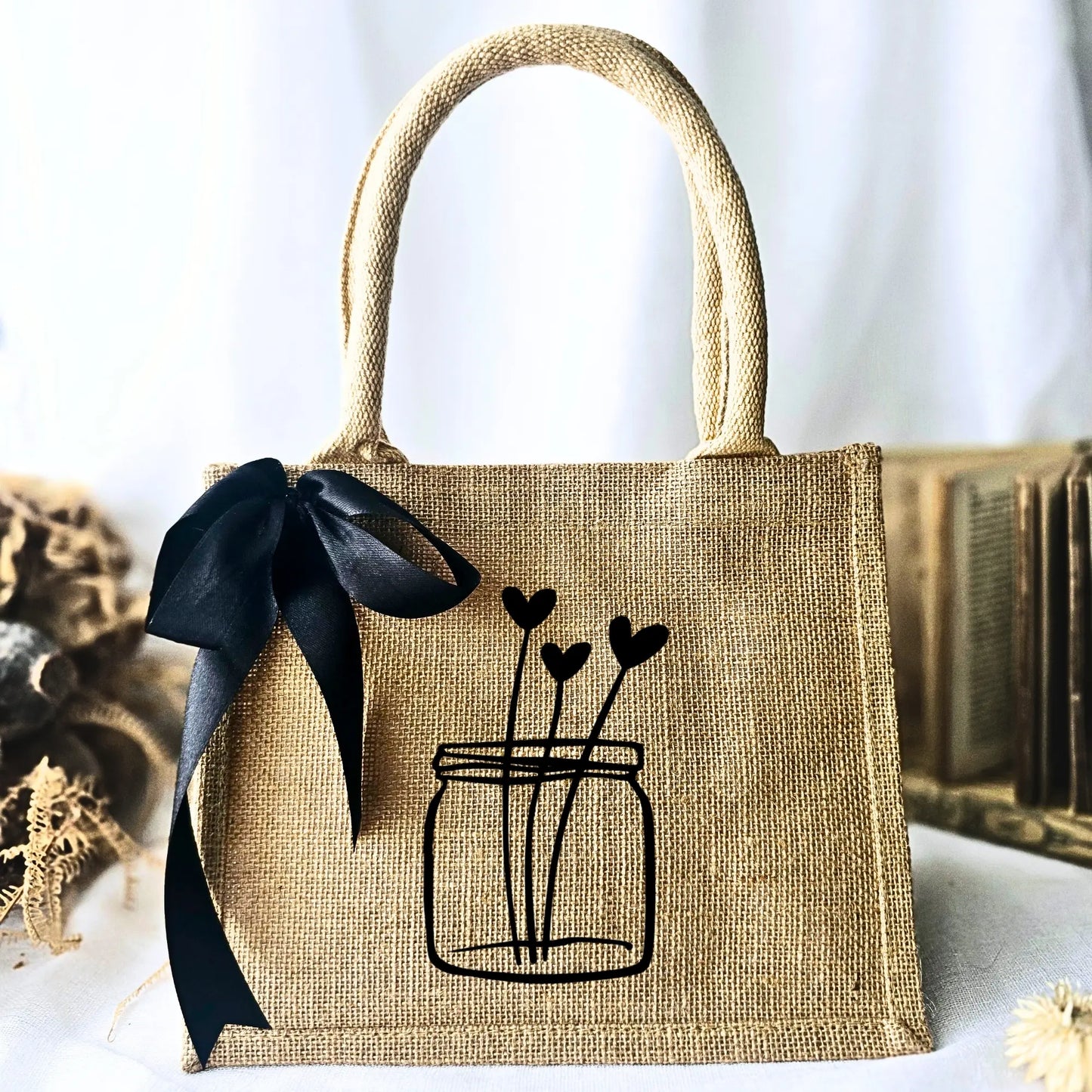 CABAS LUMINEUX BOCAL COEURS